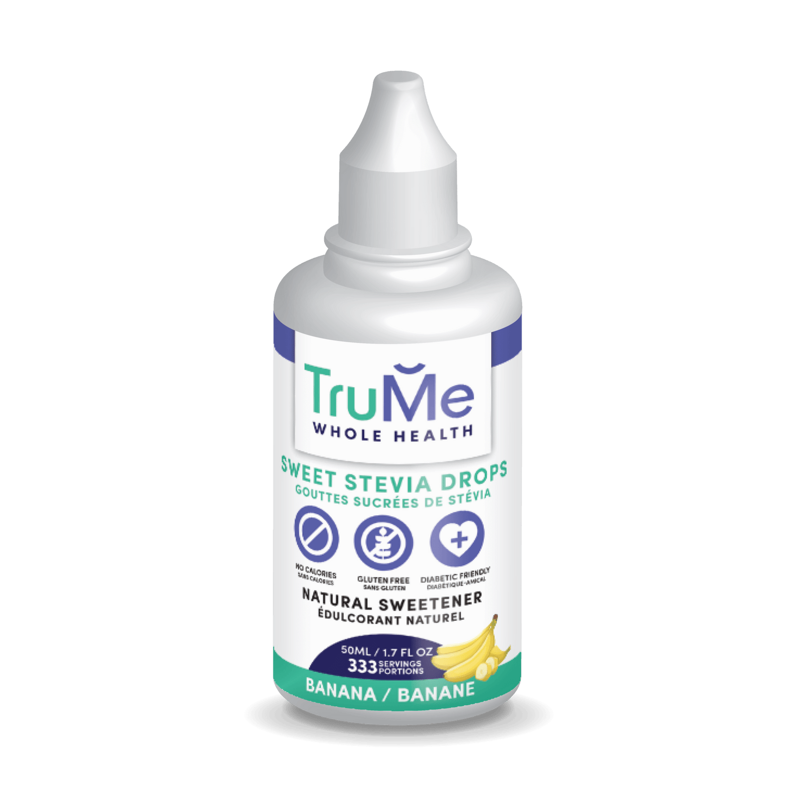 TruMe Sweet Stevia Drops - Banana - TruMe Wellness
