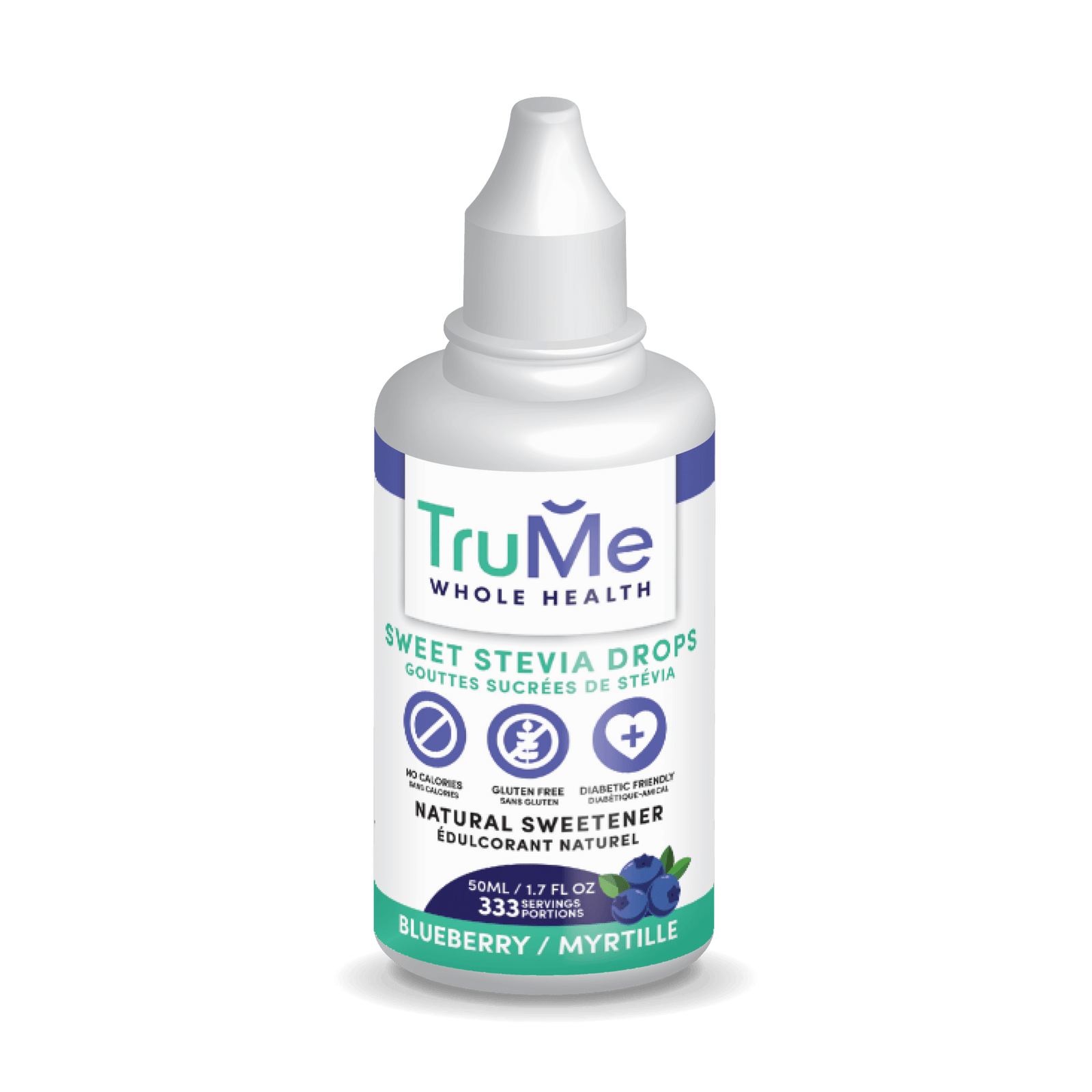 TruMe Sweet Stevia Drops - Blueberry - TruMe Wellness