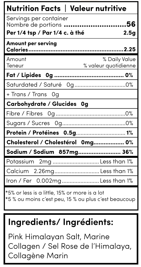 Pink Himalayan Salt + COLLAGEN - Dill