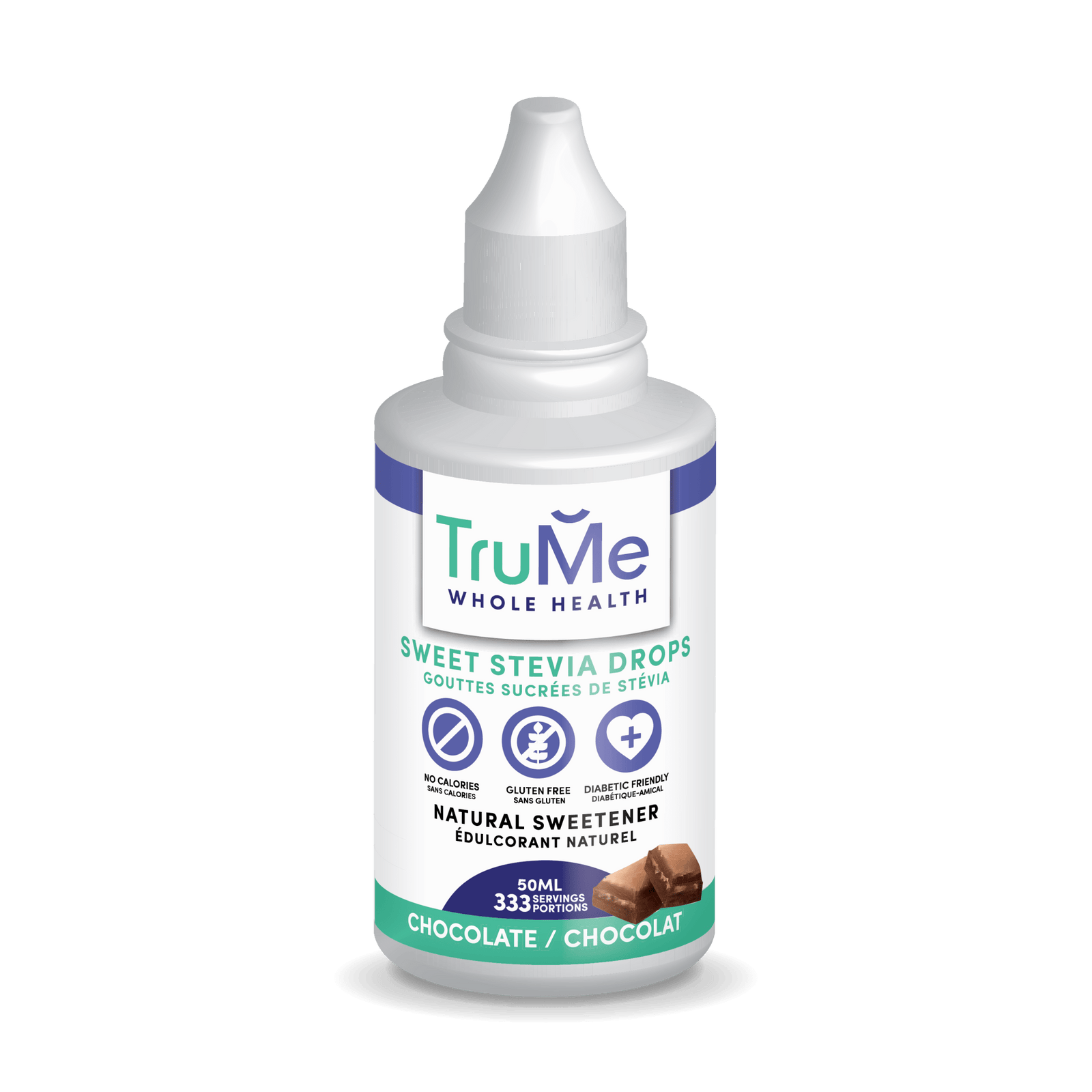 TruMe Sweet Stevia Drops - Chocolate - TruMe Wellness