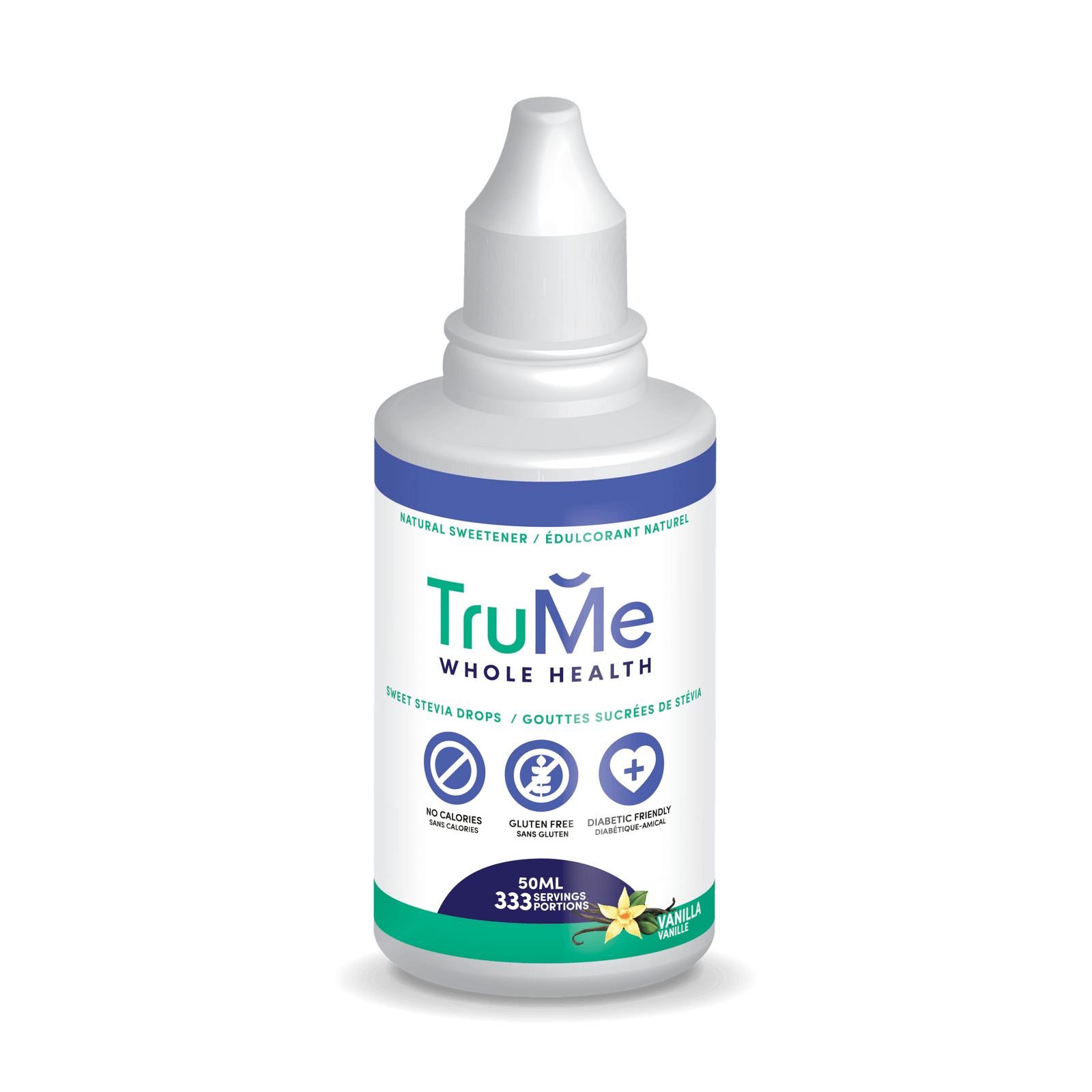 TruMe Sweet Stevia Drops - Vanilla - TruMe Wellness