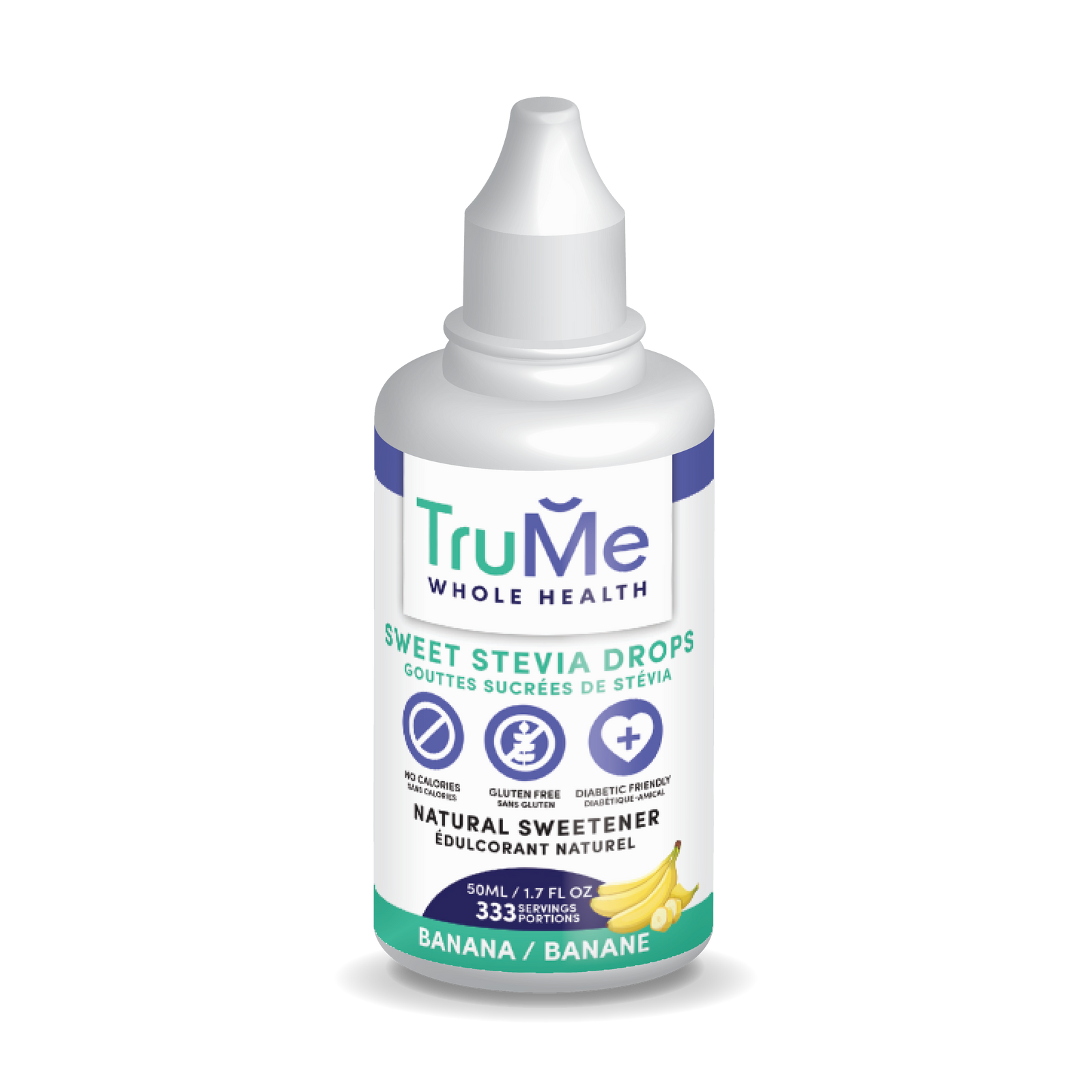 TruMe Sweet Stevia Drops - Banana