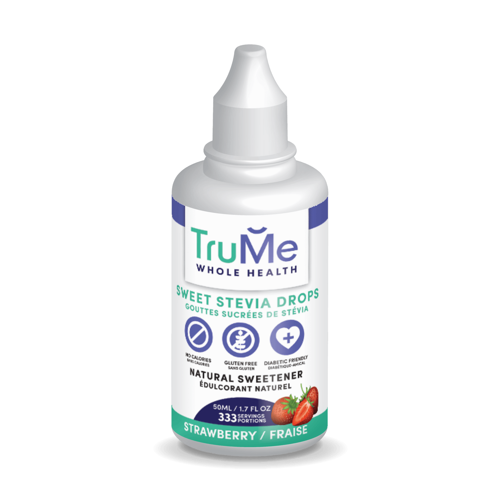 TruMe Sweet Stevia Drops - Strawberry - TruMe Wellness